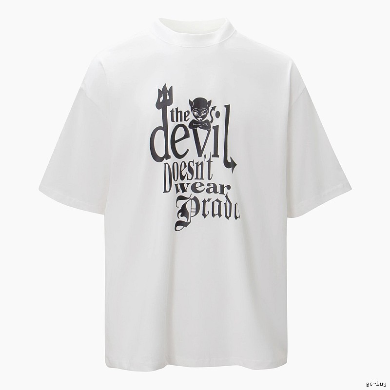 Daily Statement graphic T-shirt Black Colorful Lucky for City Outfits