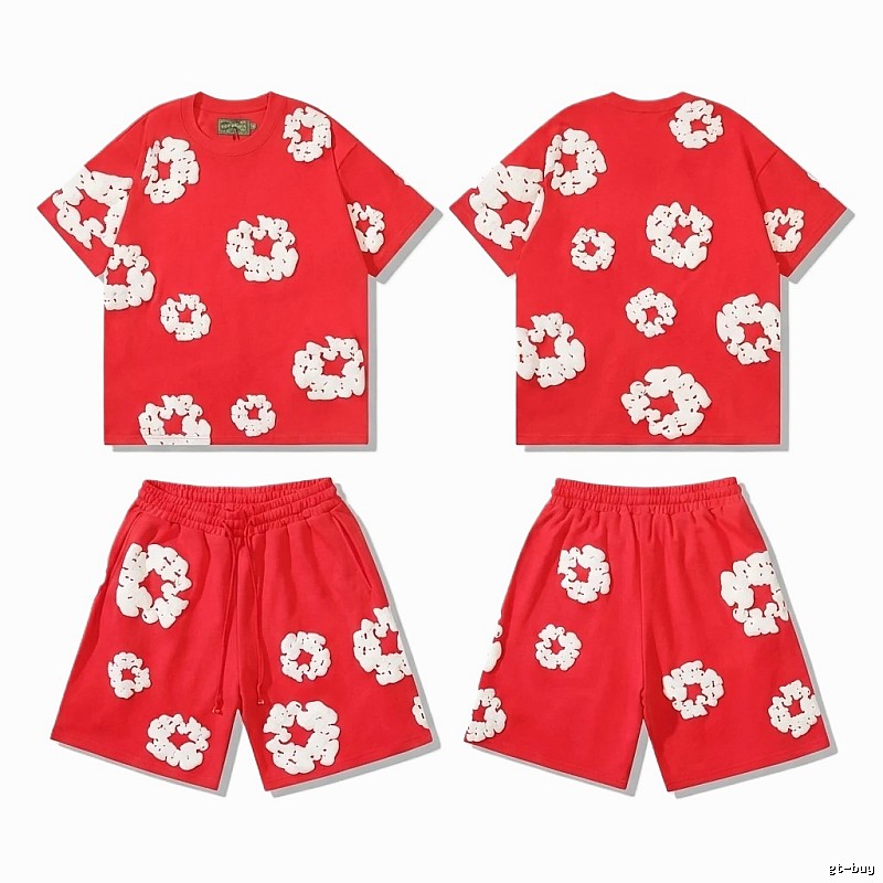 DENIM TEARS floral style red suit