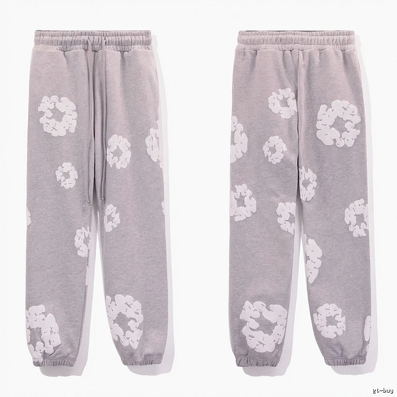 DENIM TEARS Printed Casual Grey Pants