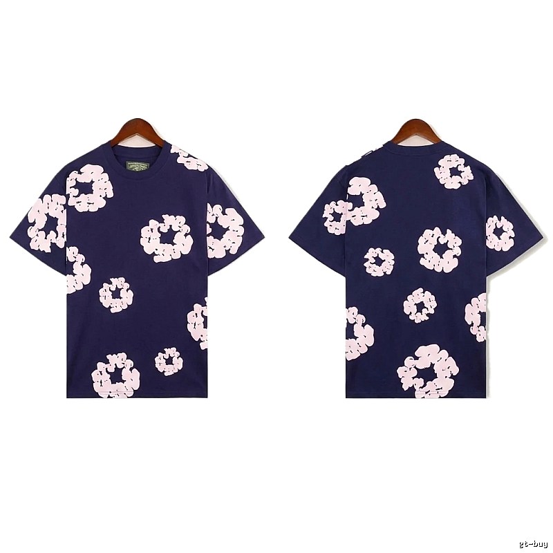 DENIM TEARS Printed Retro Style T-shirt
