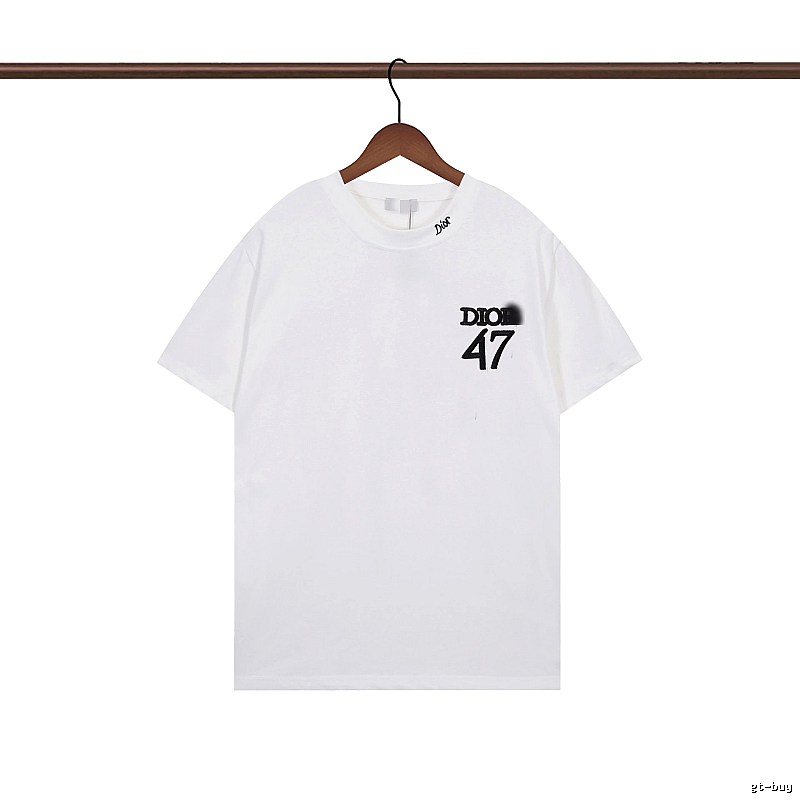 Dior 47 Collection Minimalist Style White T-Shirt