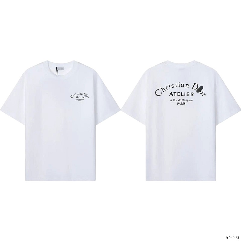 Dior Atelier Minimalist Style White T-Shirt