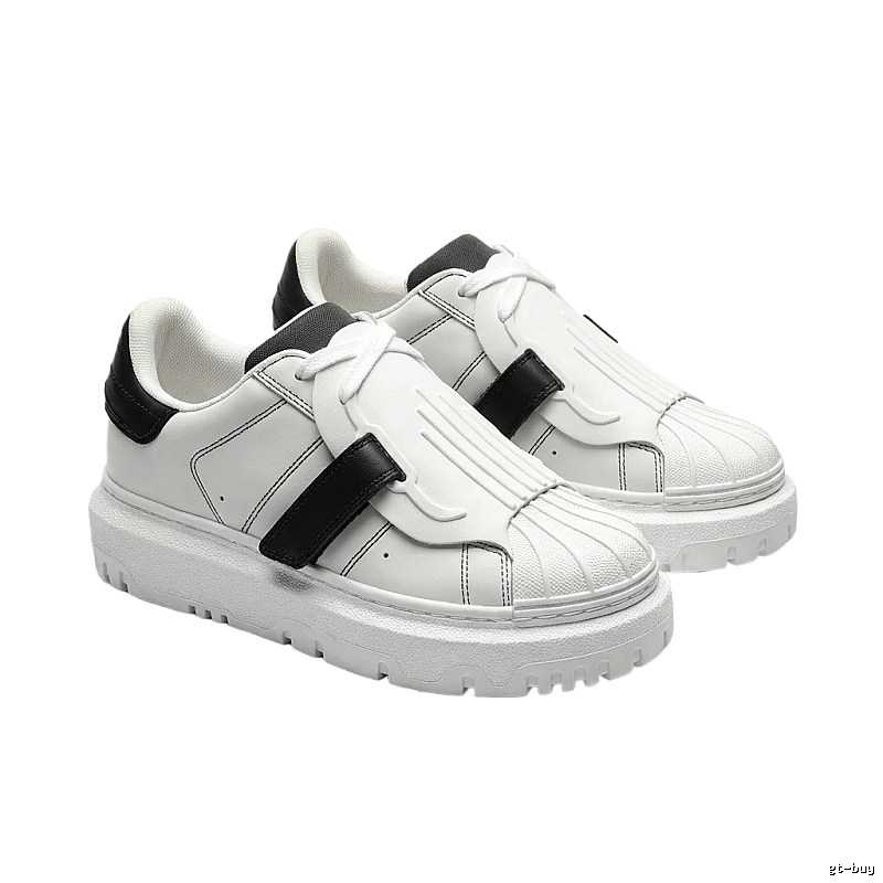 Dior black and white minimalist style board shoes