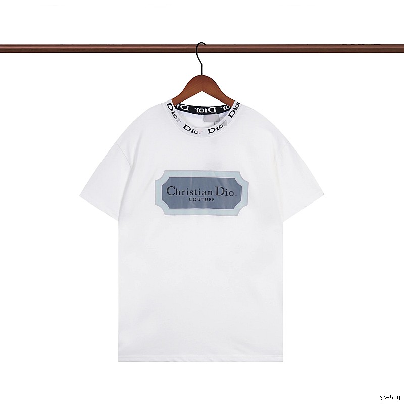 Dior Couture Minimalist Style White Short-sleeve T-shirt