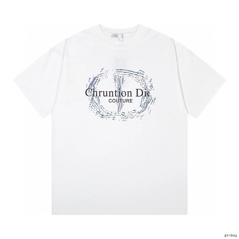 Dior Couture Trendy Style White Short-sleeve T-shirt