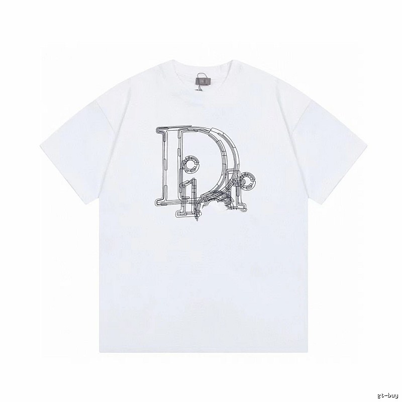 Dior Minimalist Line Logo White T-Shirt