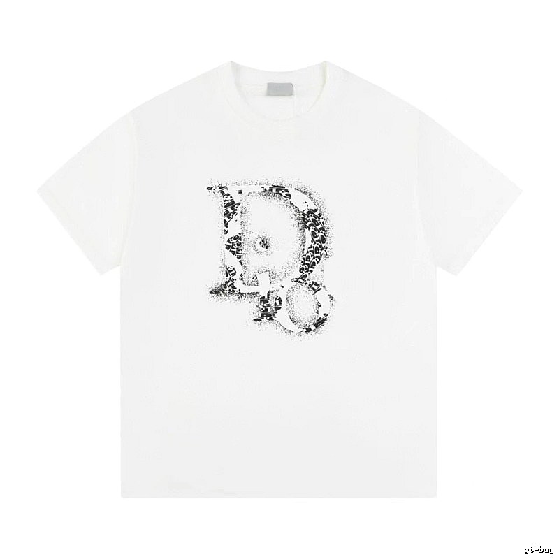 Dior Minimalist Monogram White Short-sleeved T-shirt