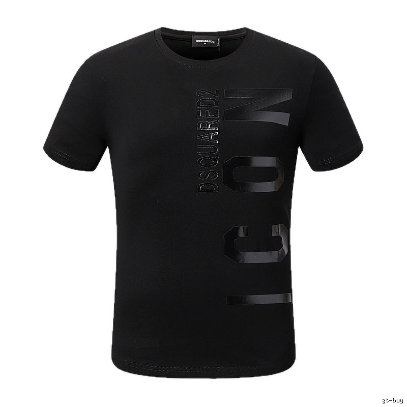 DSQUARED2 ICON Streetwear Black Short-sleeve T-shirt