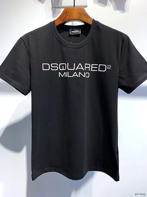 DSQUARED2 Milan Minimalist Style Black T-Shirt