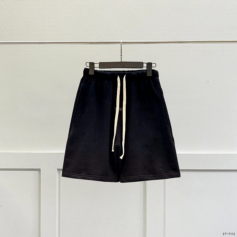 ESSENTIALS Basic Black Shorts