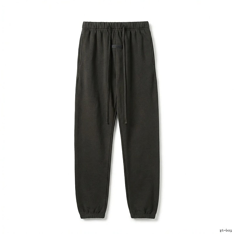 ESSENTIALS Basic Casual Black Pants