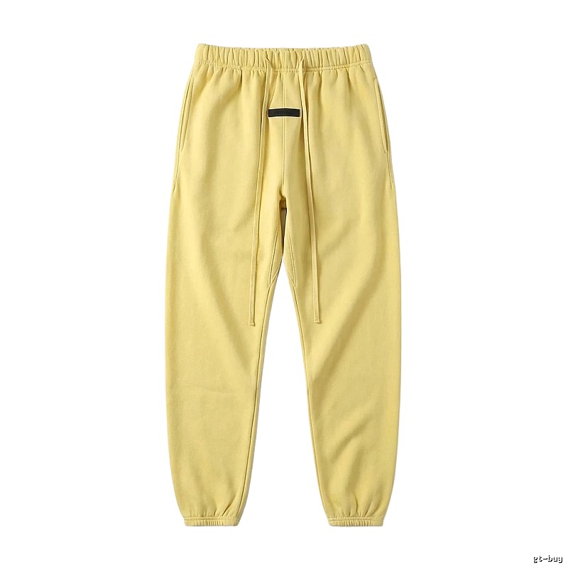 ESSENTIALS Basic Casual Yellow Sweatpants