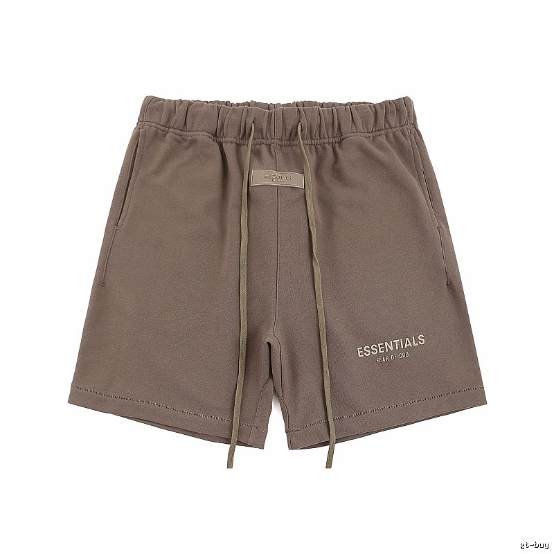 ESSENTIALS Basic Khaki Shorts