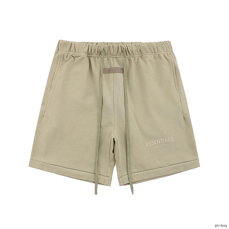 ESSENTIALS Basic Khaki Shorts