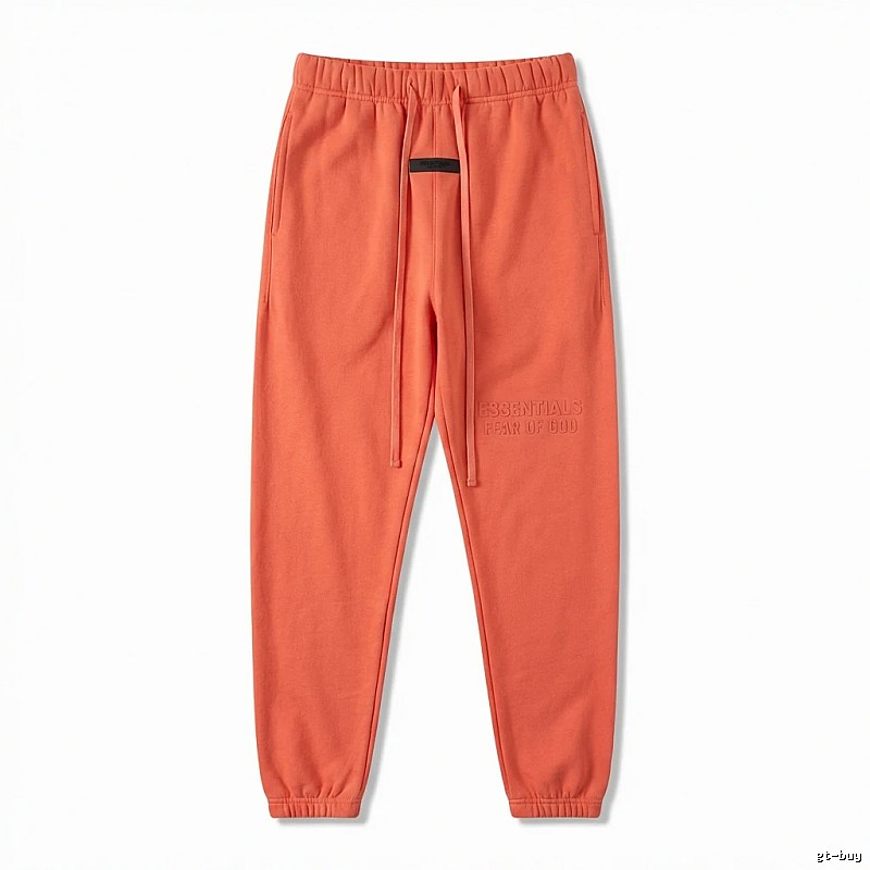 ESSENTIALS Basic Orange Sweatpants