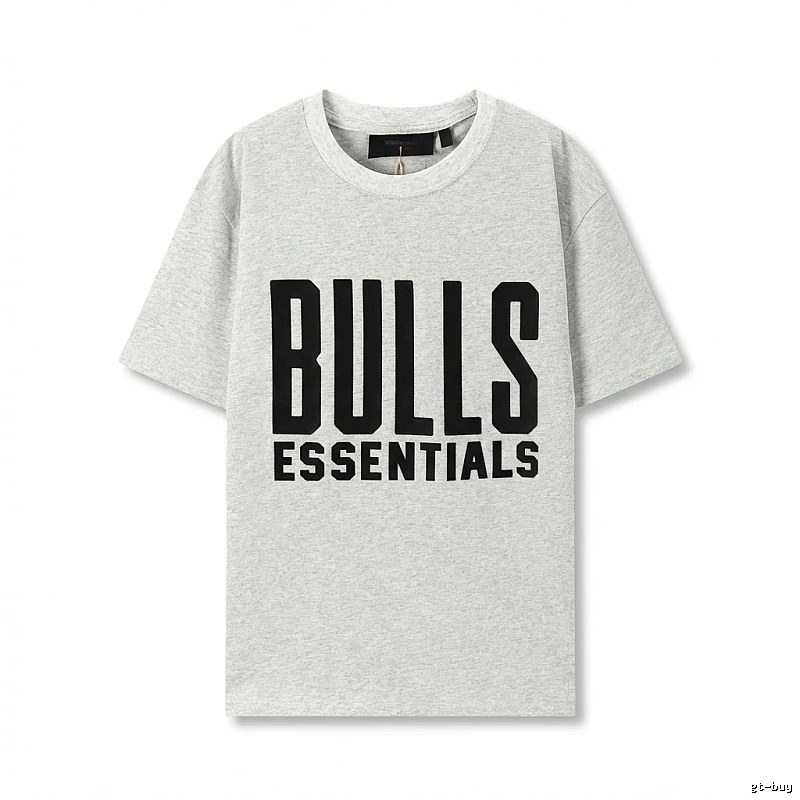 ESSENTIALS Bulls Style Grey T-shirt