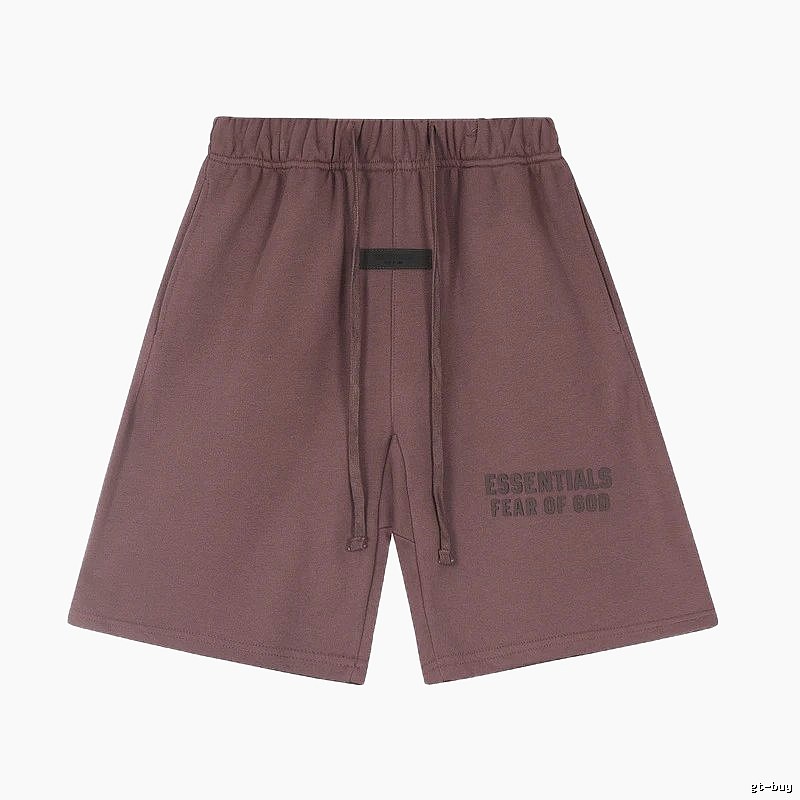 ESSENTIALS casual style dark brown shorts