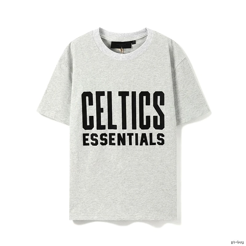 ESSENTIALS Gray and Black T-shirt of the Trendy Brand