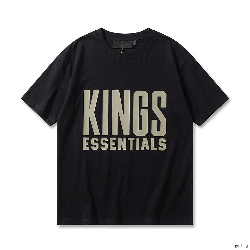ESSENTIALS KINGS Style Black T - Shirt