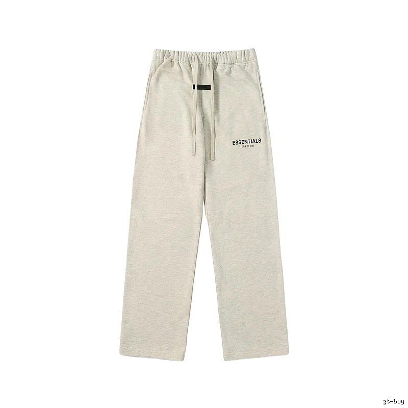 ESSENTIALS minimalist light gray sweatpants