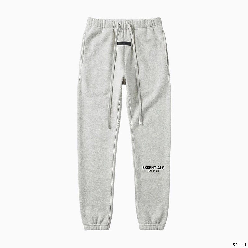 ESSENTIALS minimalist light gray sweatpants