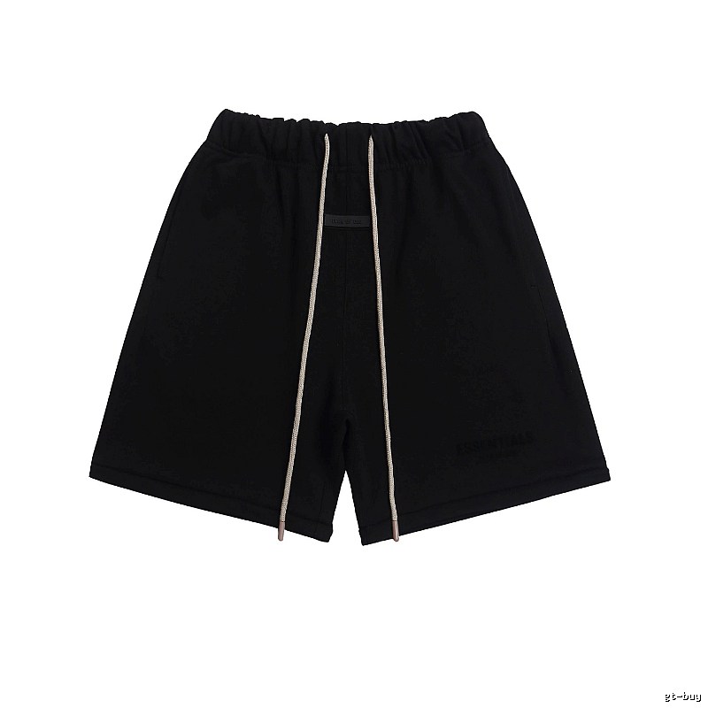 ESSENTIALS minimalist style black shorts