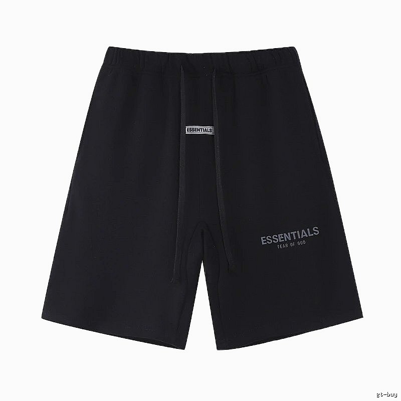 ESSENTIALS minimalist style black shorts