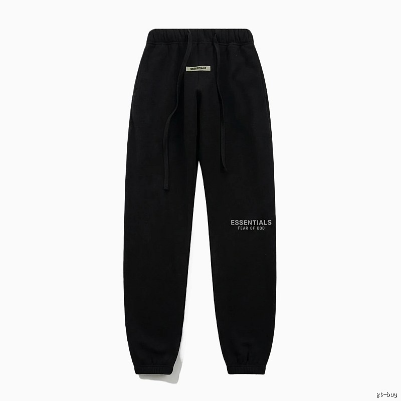 ESSENTIALS minimalist style black sweatpants