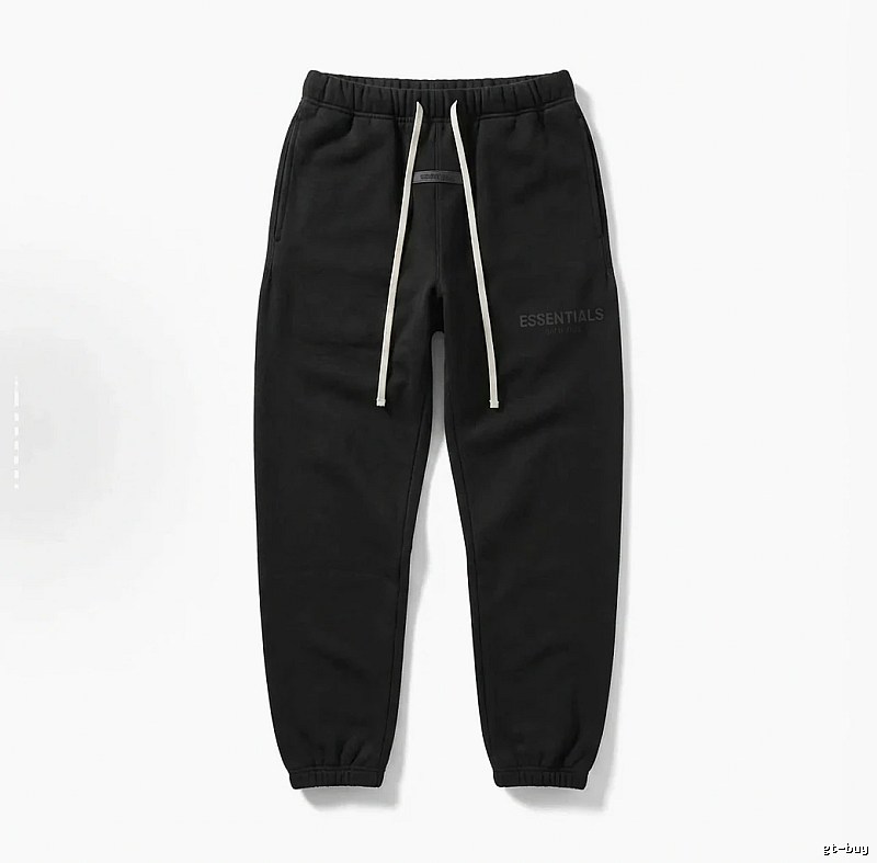 ESSENTIALS minimalist style black sweatpants