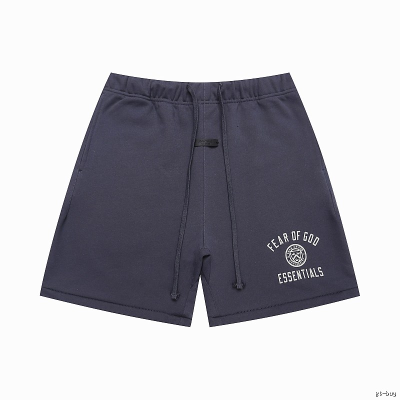 ESSENTIALS minimalist style dark blue shorts