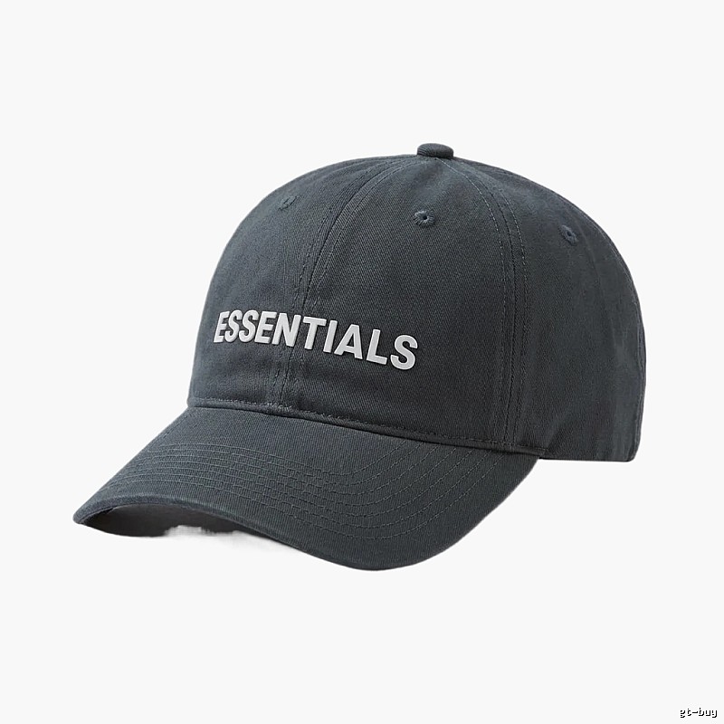 ESSENTIALS minimalist style dark gray hat