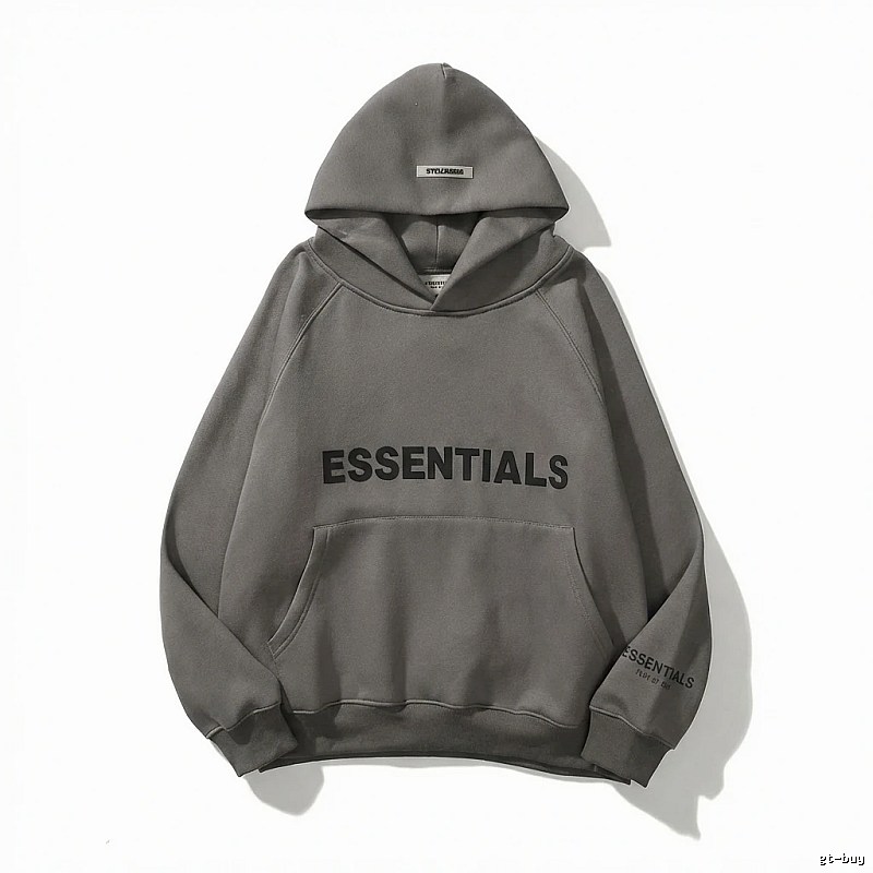 ESSENTIALS minimalist style grey sweatshirt