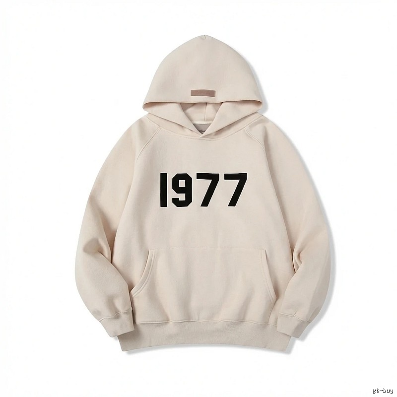 ESSENTIALS minimalist style off-white sweatshirt
