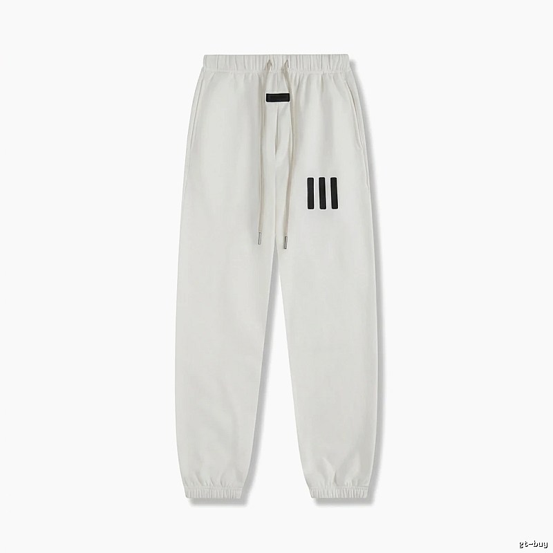ESSENTIALS minimalist style white sweatpants