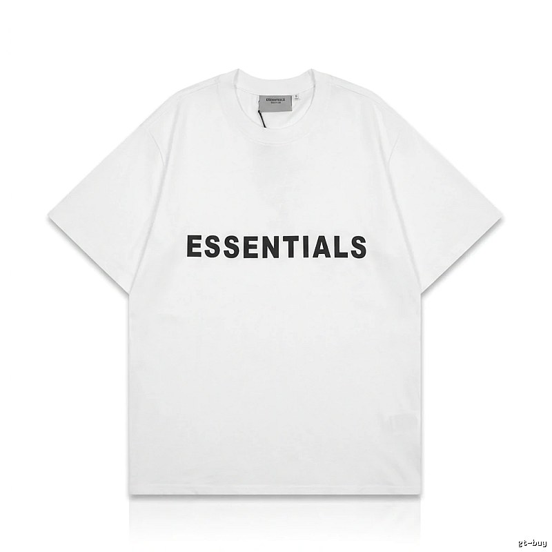 ESSENTIALS minimalist style white T-shirt