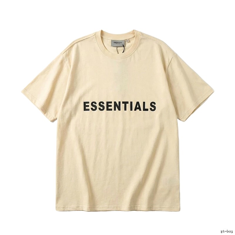 ESSENTIALS Simple Beige T-shirt