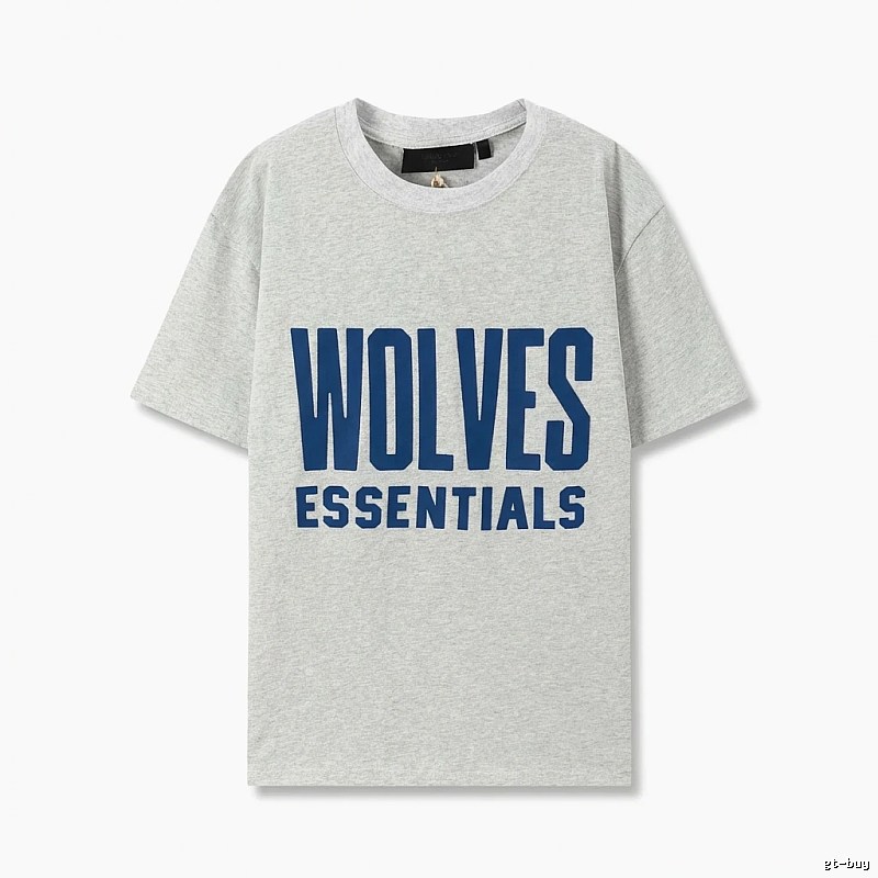 ESSENTIALS Simple Grey Short Sleeve