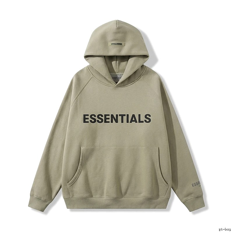 ESSENTIALS Simple Style Grey Hoodie