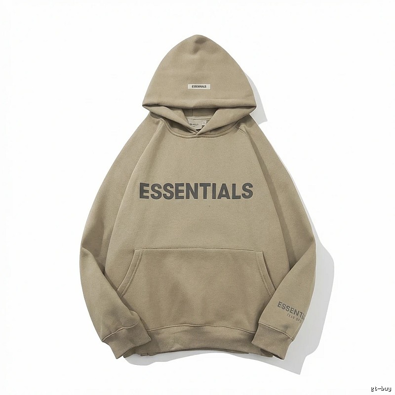 ESSENTIALS Simple Style Khaki Sweatshirt