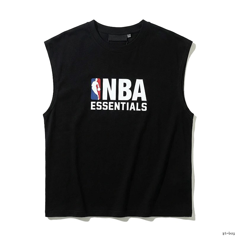 ESSENTIALS Sports Style Black Vest