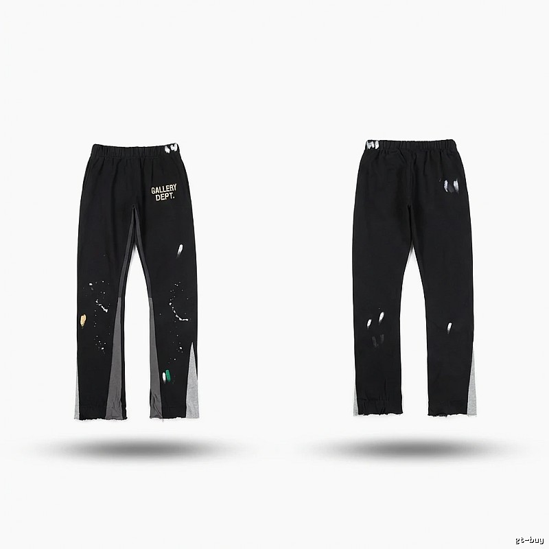 Gallery Dept Graffiti Street Style Black Pants