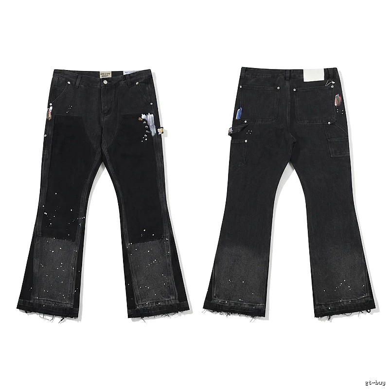 Gallery Dept Graffiti Style Black Jeans