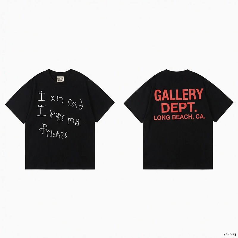 Gallery Dept Graffiti Style Black T-shirt