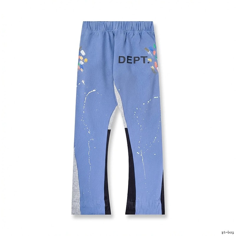 Gallery Dept Graffiti Style Blue Trousers