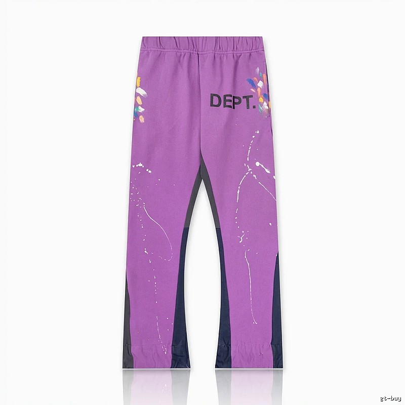 Gallery Dept Graffiti Style Purple Long Pants