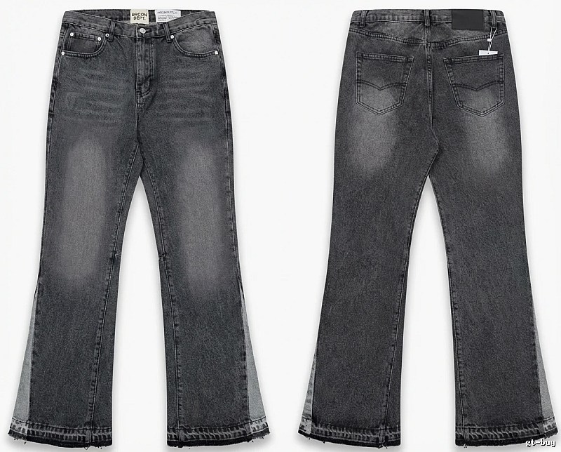 Gallery Dept. Ripped Retro Style Grey Pants