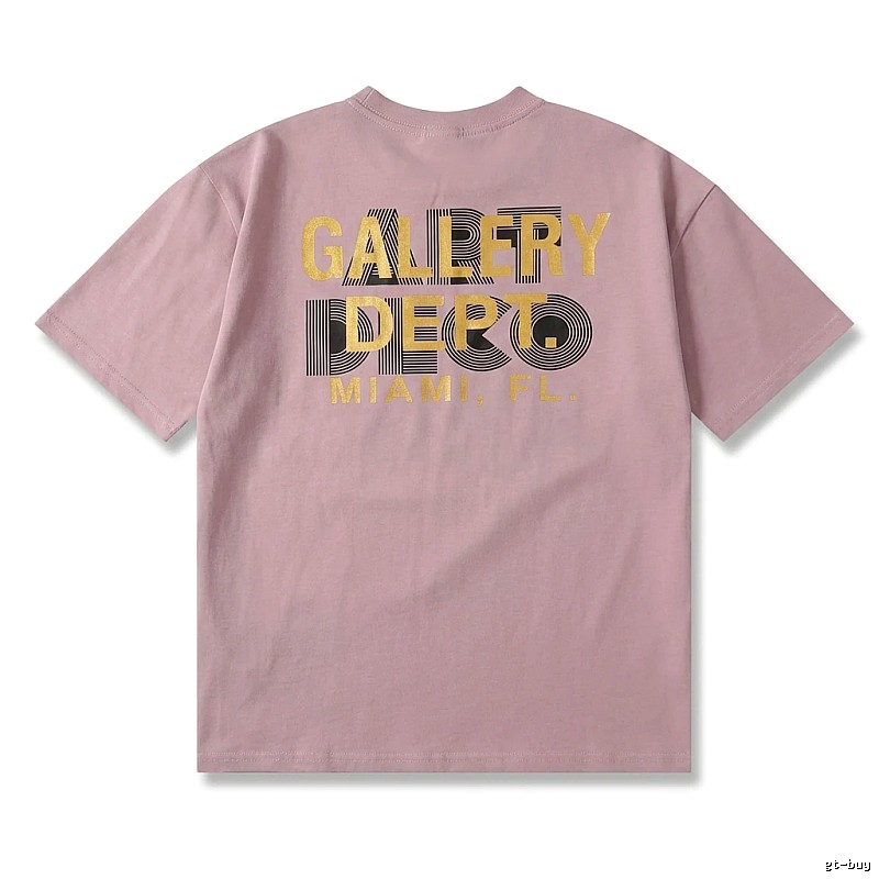 Gallery Dept Simple Style Pink T-shirt