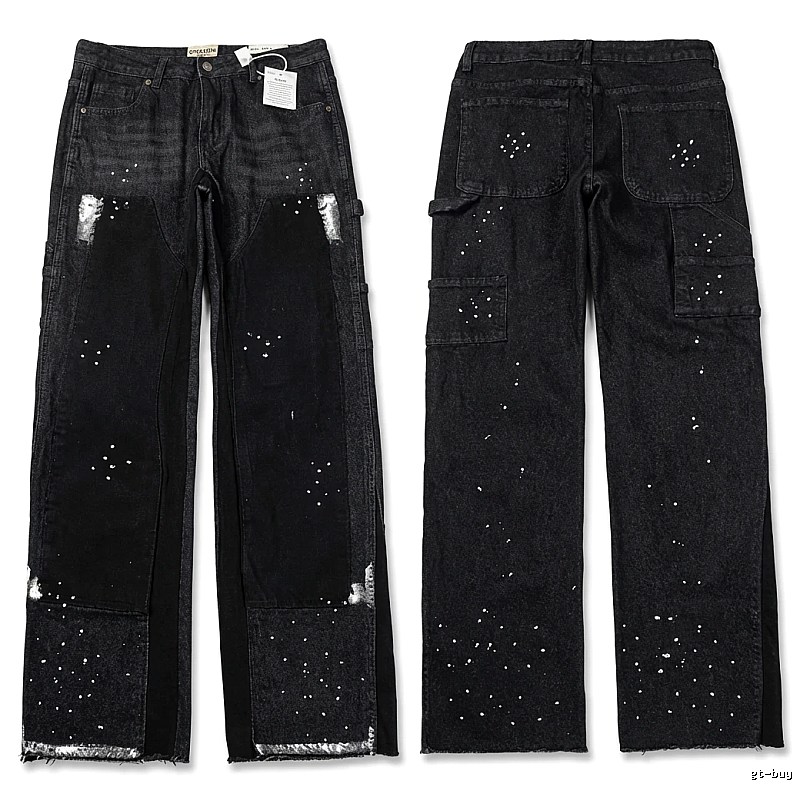 Gallery Dept. workwear style black jeans