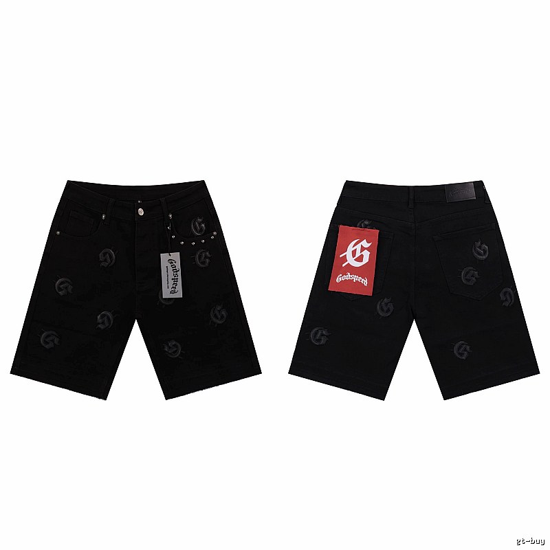 Godspeed Full G Street Style Black Denim Shorts