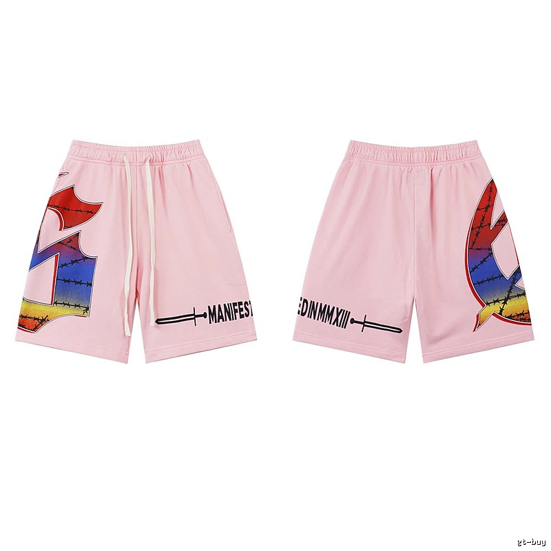 Godspeed Gradient Print Street Style Pink Shorts